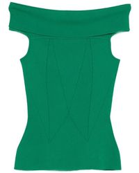 Givenchy - Off The Shoulder Cotton Top - Lyst