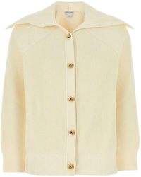 Bottega Veneta - Ribbed Cotton Cardigan - Lyst