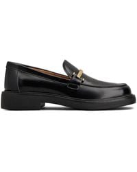 Tod's - Loafers With Logo Plaque - Lyst