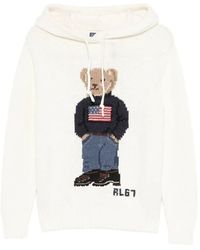 Polo Ralph Lauren - Polo Bear Hooded Sweater - Lyst