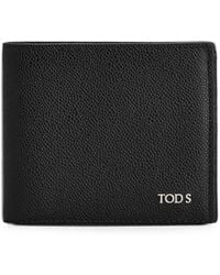 Tod's - Leather Bi-Fold Wallet - Lyst