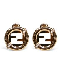 Fendi - Ever Round Earrings - Lyst