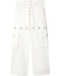 Off-White c/o Virgil Abloh - Off- 90S Logo Super Baggy Jeans - Lyst
