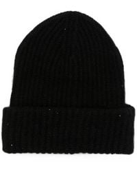Roberto Collina - Ribbed Cashmere And Silk Beanie With Sequins - Lyst
