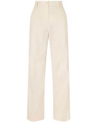 Dries Van Noten - Pincks Straight-Leg Cotton Poplin Pants - Lyst