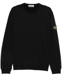 Stone Island - Crew Neck Cotton Jersey Sweatshirt - Lyst