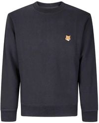 Maison Kitsuné - Fox Head Regular Sweatshirt - Lyst