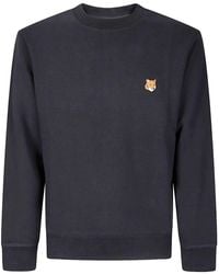 Maison Kitsuné - Fox Head Regular Sweatshirt - Lyst