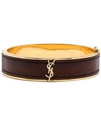 Saint Laurent - Cassandre Rigid Bracelet Accessories - Lyst