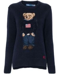 Polo Ralph Lauren - Polo Bear Cotton-linen Sweater - Lyst