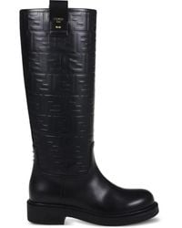 Fendi - Leather Boots - Lyst