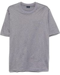 Paul & Shark - Logo Patch Cotton T-Shirt - Lyst