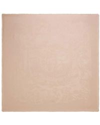 Ferragamo - Sl Pergamen Silk Jacquard Shawl - Lyst
