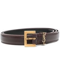 Saint Laurent - Thin Cassandras Belt - Lyst