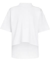 Alaïa - Boxy Cotton T-Shirt - Lyst
