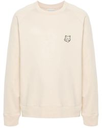 Maison Kitsuné - Sweatshirt With Application - Lyst
