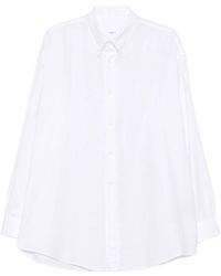Cellar Door - Ceola Button-down Cotton Shirt - Lyst