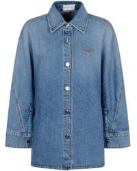 Givenchy - Cocoon Denim Shirt Clothing - Lyst
