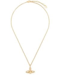 Vivienne Westwood - Orb-Pendant Crystal-Embellished Necklace - Lyst
