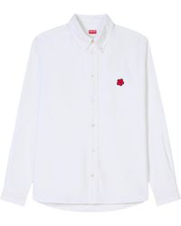 KENZO - Boke Flower Crest Casual Shirt - Lyst