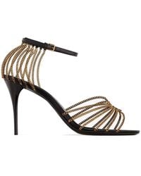 Saint Laurent - Babylone Sandals - Lyst