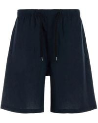 Cellar Door - Jago Linen Shorts - Lyst