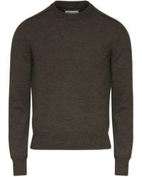 Maison Margiela - Wool Sweater With Elbow Patches - Lyst