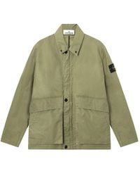 Stone Island - Jacket With Logo - Lyst