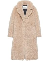 Stand Studio - Jazmin Coat In Faux Fur - Lyst