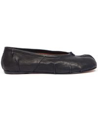Maison Margiela - | Ballerine 'New Tabi' in pelle di vitello con nodo | female | NERO | 36 - Lyst