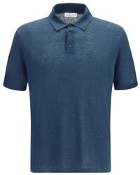 Roberto Collina - Linen Polo Shirt - Lyst