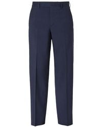 Fendi - Wool Canvas Tailored Trousers - Lyst