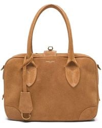 Golden Goose - Vita Suede Bag With Gold Details - Lyst