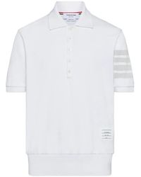 Thom Browne - 4-Bar Cotton Pique Polo Shirt Clothing - Lyst