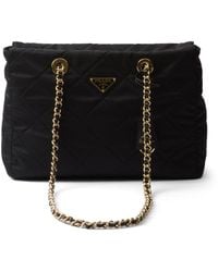 Prada - Re-Edition 1995 Chaãne Medium Re-Nylon Tote Bag - Lyst