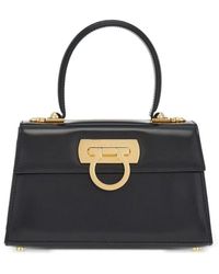 Ferragamo - Iconic Leather Top-handle Bag - Lyst