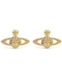 Vivienne Westwood - Mini Bas Relief Stud Earrings - Lyst