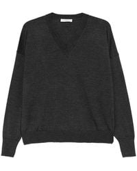 Zanone - V-Neck Wool Sweater - Lyst