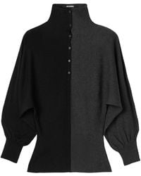 Jacquemus - The Two-Tone Knit Losange Polo - Lyst