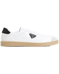 Prada - Leather Sneakers - Lyst
