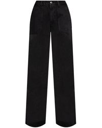 A.P.C. - Jeans Seaside Con Gamba Ampia-Donna - Lyst