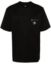 Fendi - Roma' Print T-Shirt - Lyst
