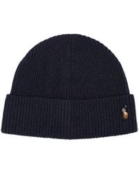 Polo Ralph Lauren - Signature Pony Wool-Blend Beanie Accessories - Lyst