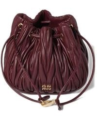 Miu Miu - Matelassã Nappa Leather Pouch - Lyst