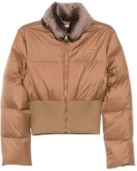 Fendi - Heritage Short Down Jacket - Lyst