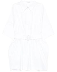 Givenchy - Cinched Waist Shirt Dress - Lyst