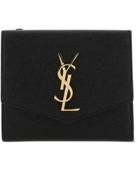 Saint Laurent - Uptown Compact Wallet - Lyst