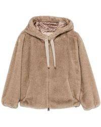 Herno - Soft Faux-Fur Hooded Jacket - Lyst