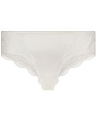 Dolce & Gabbana - Satin Briefs With Lace Detailing - Lyst