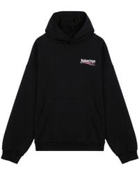 Balenciaga - Political Campaign Medium Fit Hoodie Clothing - Lyst
